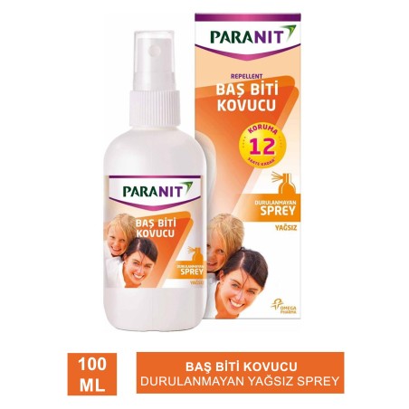 Paranit Baş Biti Kovucu Durulanmayan Yağsız Sprey 100 ml
