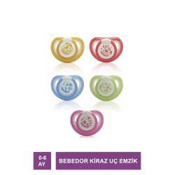 Bebedor Kiraz Uç Emzik Cherry No:1 0-6 Ay (101)