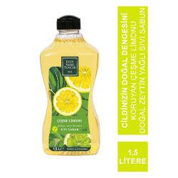 Eyüp Sabri Tuncer Doğal Zeytinyağlı Sıvı Sabun Çeşme Limonu 1,5 Lt