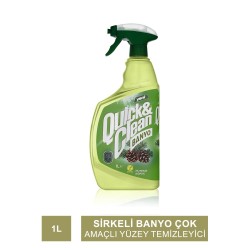 Eyüp Sabri Tuncer Quick & Clean Çam Yağı & Sirkeli Banyo Çok Amaçlı Yüzey Temizleyici - 1lt