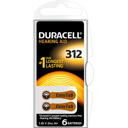 Duracell Activair İşitme Cihazı Pili 6'lı No: 312