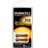 Duracell Activair İşitme Cihazı Pili 6'lı No: 312