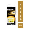Duracell Activair İşitme Cihazı Pili 6'lı No: 10