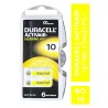 Duracell Activair İşitme Cihazı Pili 6'lı No: 10