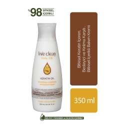 Live Clean Keratin Oil Conditioner 350 ml