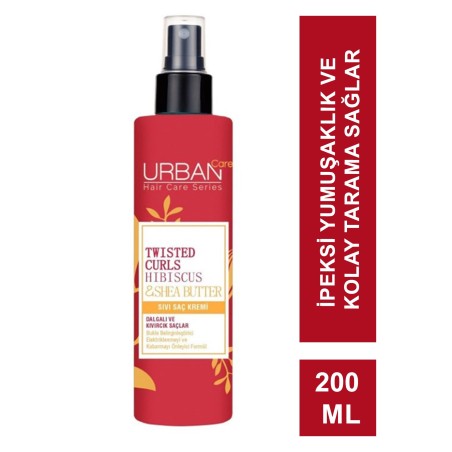 Urban Care Twisted Curls Hibiscus and Shea Butter Sıvı Saç Bakım Kremi 200 ml