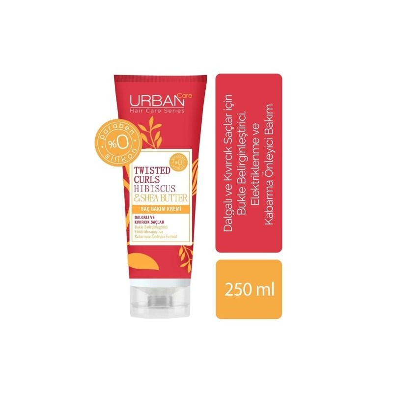 Urban Care Twisted Curls Hibiscus and Shea Butter Saç Bakım Kremi 250 ml