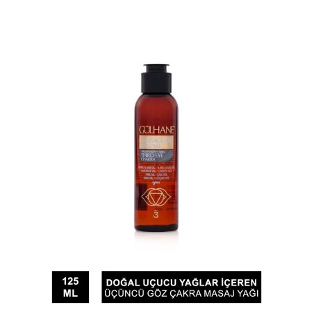 Gülhane Üçüncü Göz Çakra Masaj Yağı 125 ML