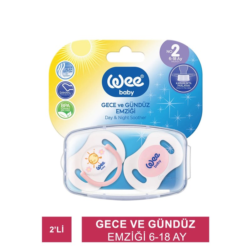Wee Gece ve Gündüz Emziği 2'li 6-18 Ay ( 153 )
