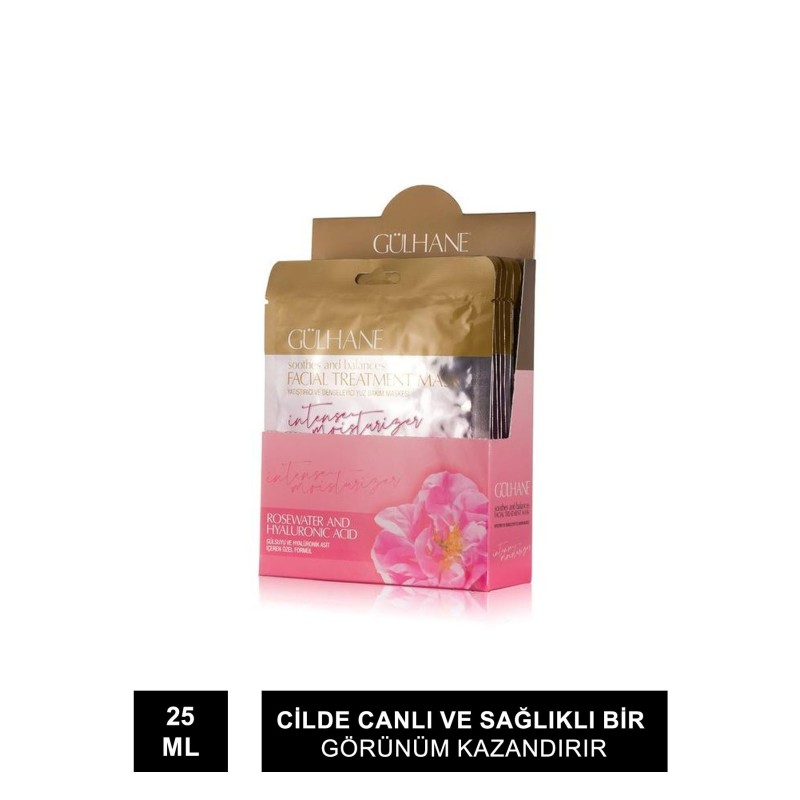 Gülhane Cilt Yatıştırıcı ve Dengeleyici Yüz Bakım Maskesi 25 ML