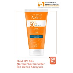 Avene Spf 50+ Fluide Güneş Koruyucu Yüz Kremi 50 ml