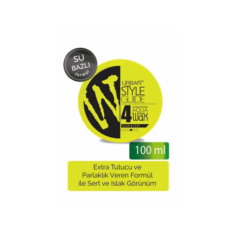 Urban Care Style Guide Aqua Wax ( 4 ) Islak & Sert 100 ml