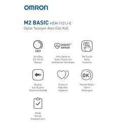 Omron M2 Basic Tansiyon Aleti Dijital Koldan Ölçer ( 7121J-E )