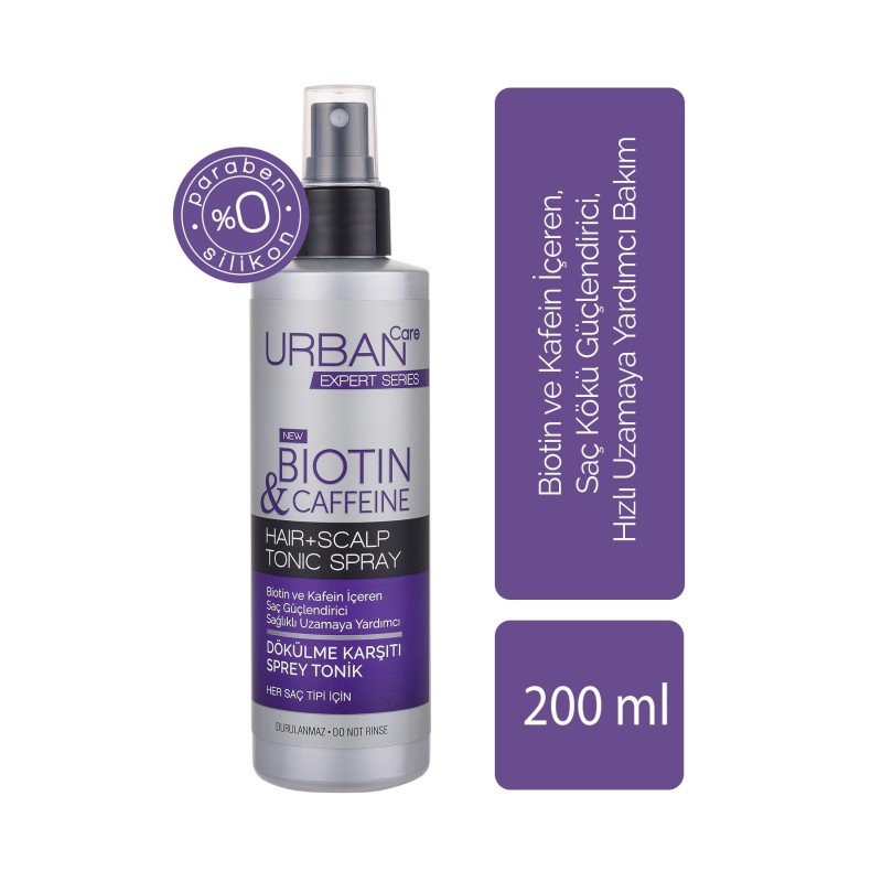 Urban Care Expert Series Biotin & Caffeine Dökülme Karşıtı Sprey Tonik 200 ml