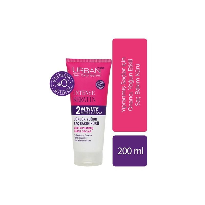 Urban Care Intense Keratin Günlük Yoğun Saç Bakım Kürü 200 ml