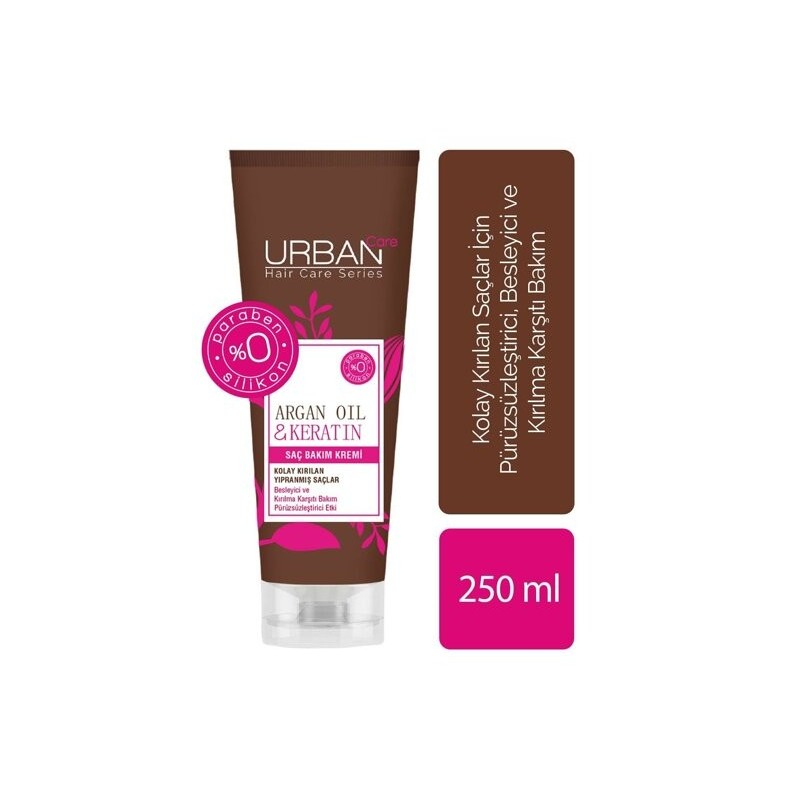 Urban Care Argan Oil & Keratin Saç Bakım Kremi 250 ml