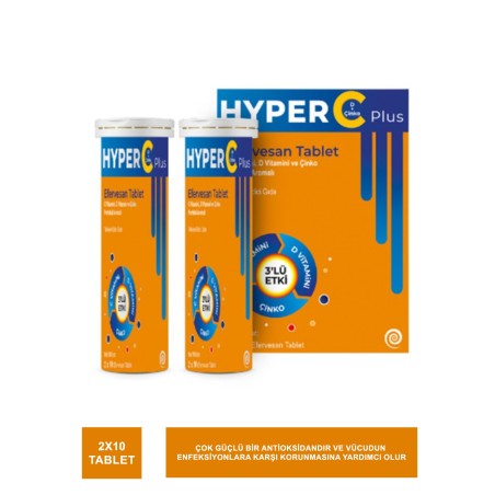 Hyper C Plus Efervesan 2x10 Tablet