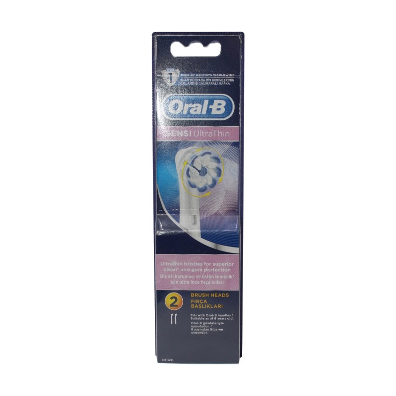 Oral-B Şarjlı Yedeği 2 li Ultra Thin Sensitive