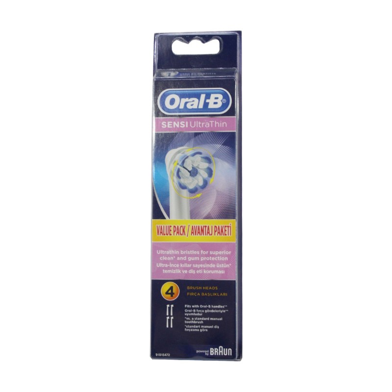 Oral-B Sensi Ultrathin 4 lü Diş Fırçası Yedek Başlığı