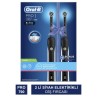 Oral-B Pro 790 Şarj Edilebilir Diş Fırçası Cross Action Siyah 2'li Avantaj Paketi