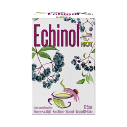 Echinol Hot Limon Aromalı Toz İçecek ( Karamürver ) 10 Saşe