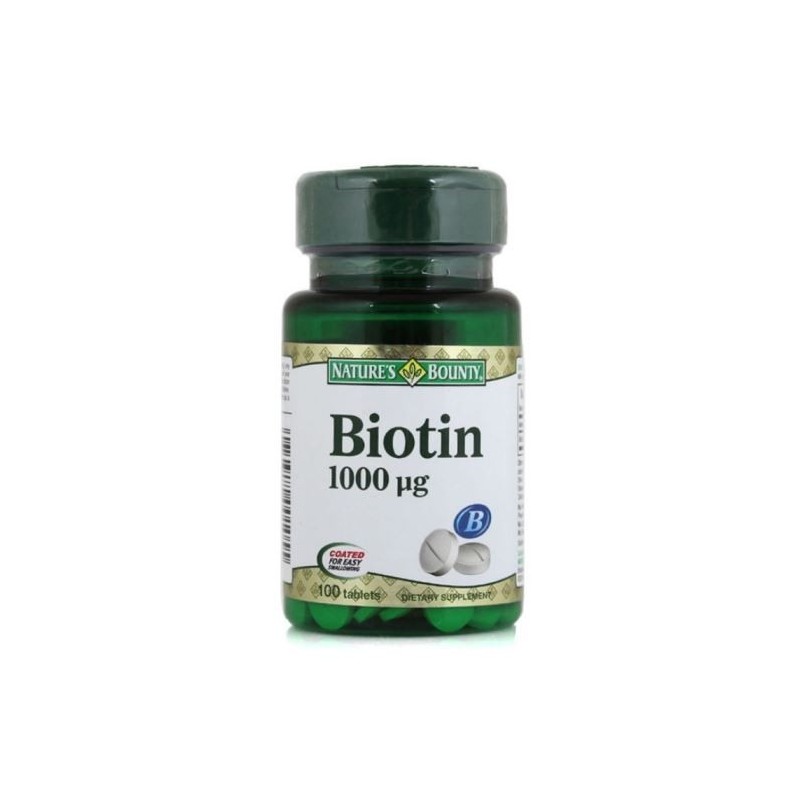 Nature's Bounty Biotin 1000mg 100 Tablet Nature's Bounty Biotin 1000mg 100 Tablet