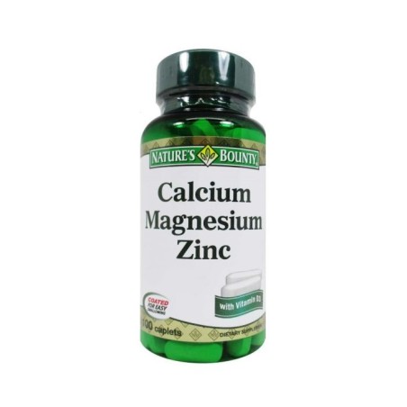 Nature's Bounty Calcium Magnesium Zinc 100 Kaplet