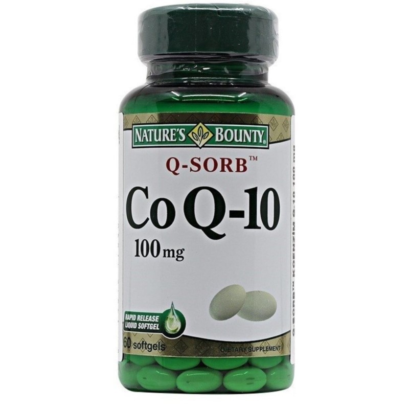Nature's Bounty Q-Sorb CoQ-10 100mg 60 Kapsül Nature's Bounty Q-Sorb CoQ-10 100mg 60 Kapsül