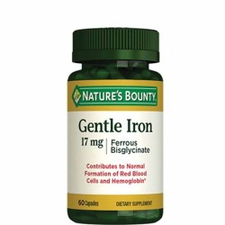 Nature's Bounty Gentle Iron 17mg 60 Kapsül