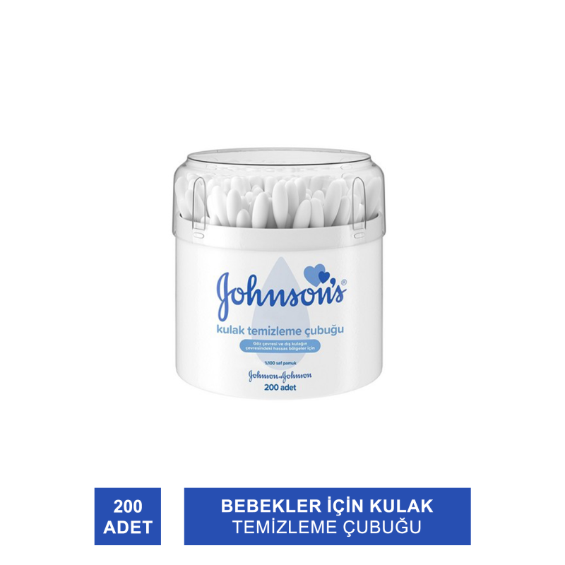 Johnsons Baby Kulak Temizleme Çubuğu 200 Adet