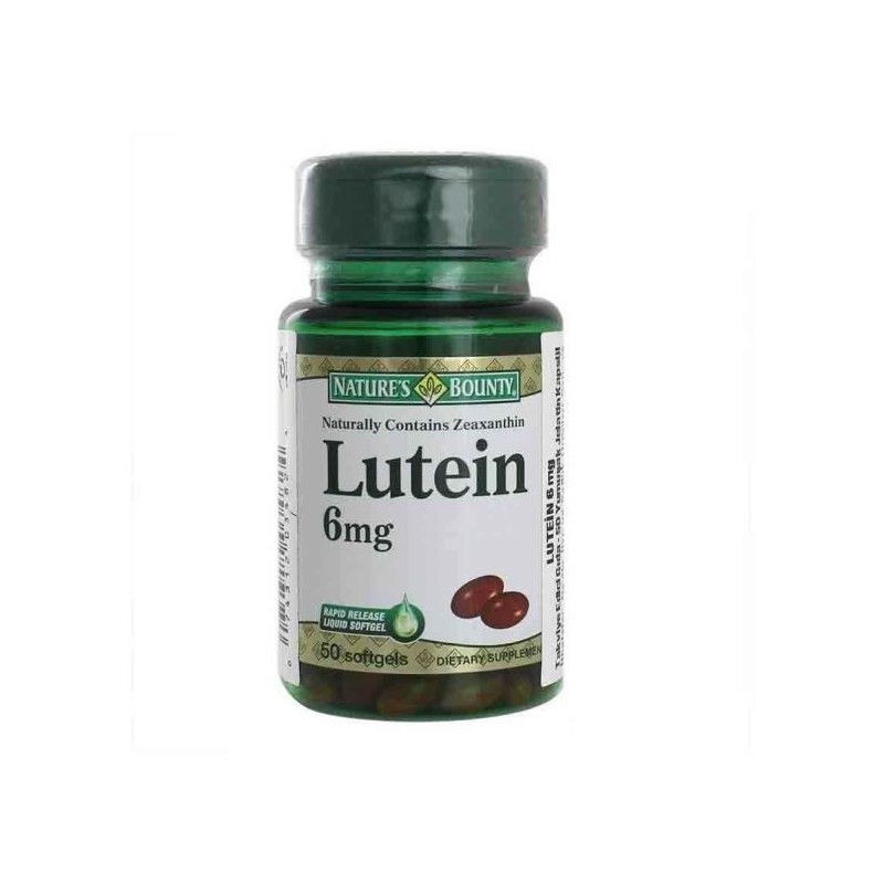 Nature's Bounty Lutein 6mg 50 Kapsül Nature's Bounty Lutein 6mg 50 Kapsül
