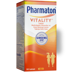 Pharmaton Vitality Multivitamin 30 Tablet - Takviye Edici Gıda (S.K.T 10-2024)
