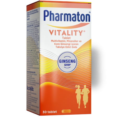 Pharmaton Vitality Multivitamin 30 Tablet - Takviye Edici Gıda (S.K.T 10-2024)