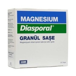 Magnesium Diasporal Granül 20 Saşe