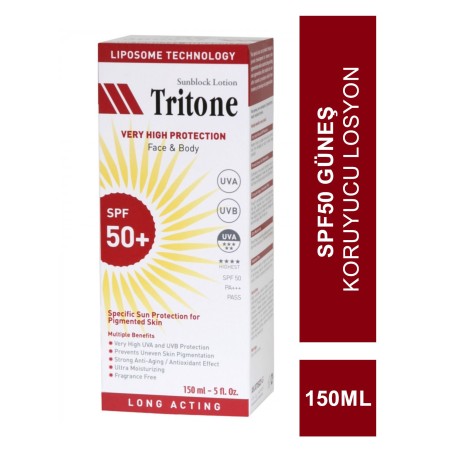 Tritone Güneş Koruyucu Spf50 Losyon 150ml