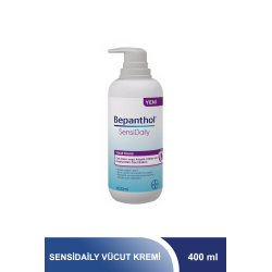 Bepanthol SensiDaily Pompalı 400 ml Vücut Kremi (S.K.T 02-2024)