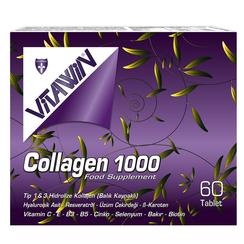 Vitawin Kolajen & Hyaluronik Asit 60 Tablet