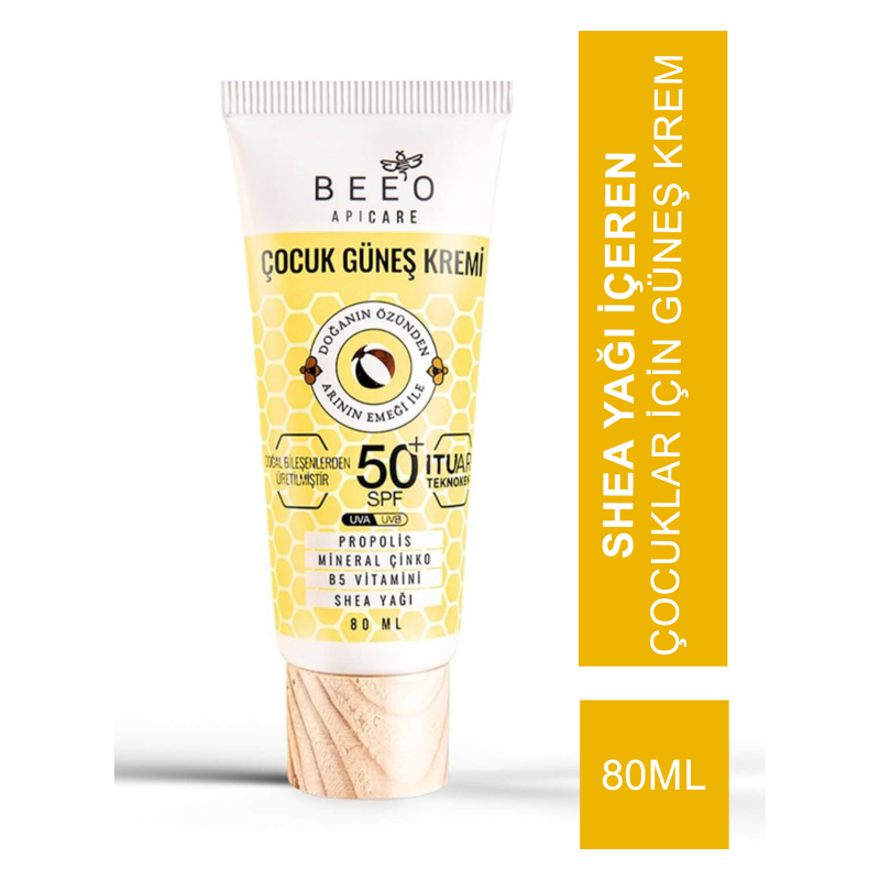 Beeo Up Apicare Çocuk Güneş Kremi Spf 50+ 80 ml