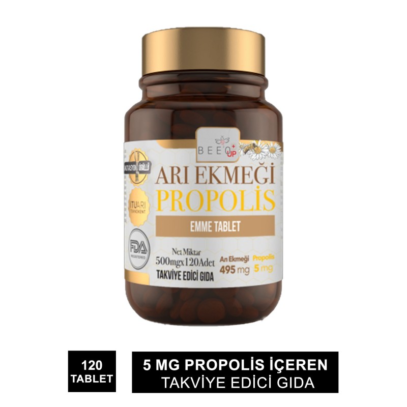 Beeo Up Arı Ekmeği Propolis Emme Tablet 120 Adet
