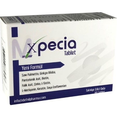 Xpecia Erkek Takviye Edici Gıda 60 Tablet