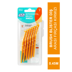 TEPE  İnterdental Brush Arayüz Fırçası Angle Turuncu 0.45 mm 6 lı