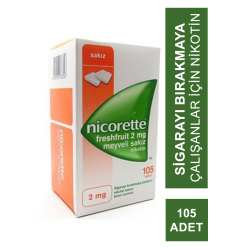 Nicorette Freshfruit 2 Mg Meyveli 105 Sakız
