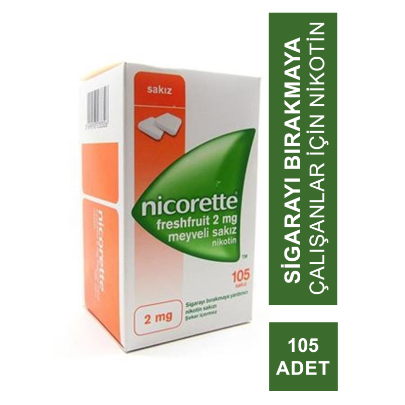 Nicorette Freshfruit 2 Mg Meyveli 105 Sakız