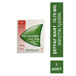 Nicorette İnvisi 3.Adım10 mg 7 Nikotin Bandı (S.K.T 08-2023)