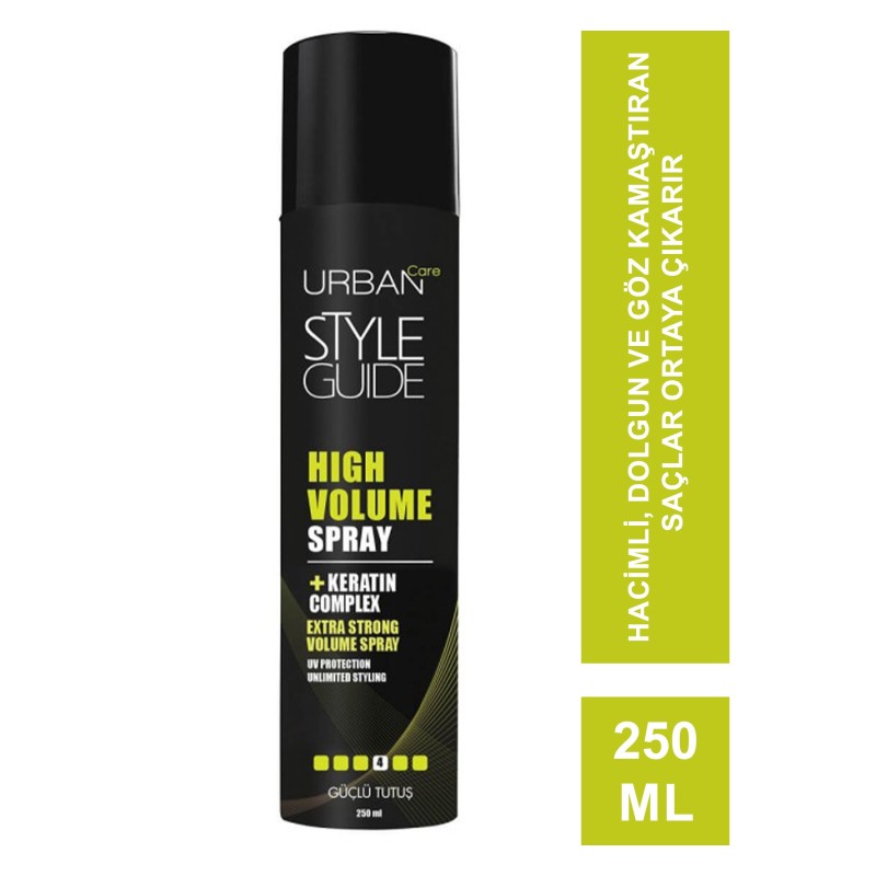 Urban Care Style Guide High Volume Ekstra Hacim Güçlü Tutuş Saç Spreyi 250 ml