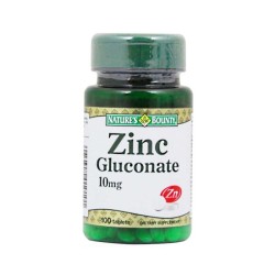 Nature's Bounty Zinc Gluconate 10mg 100 Tablet