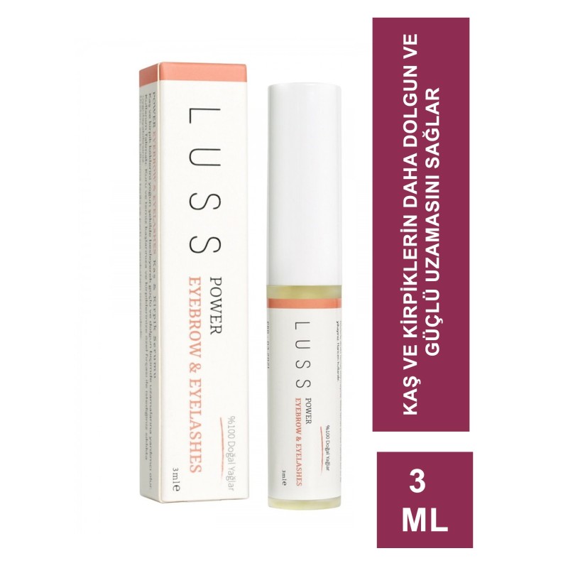 LUSS Power Eyebrow&Eyelashes Kaş ve Kirpik Besleyici Serum LUSS Power Eyebrow&Eyelashes Kaş ve Kirpik Besleyici Serum