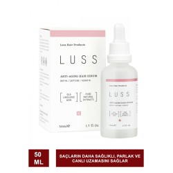 LUSS - Kadın Anti Aging Hair Serum - Saç Yoğunlaştırıcı Dökülme Karşıtı 50 ml
