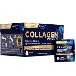 Nutraxin Beauty Collagen Gold Takviye Edici Gıda 30 Şase