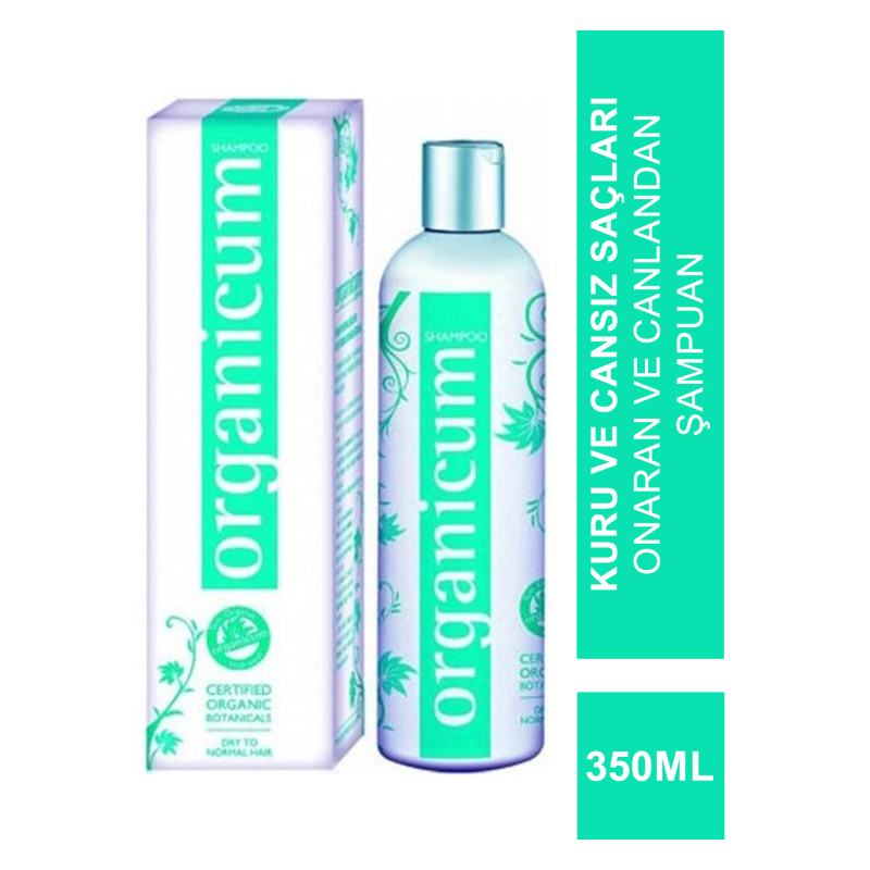 Organicum Kuru ve Normal Saçlar İçin Organik Hidrosollü Şampuan 350ml Organicum Kuru ve Normal Saçlar İçin Organik Hidrosollü Şampuan 350ml